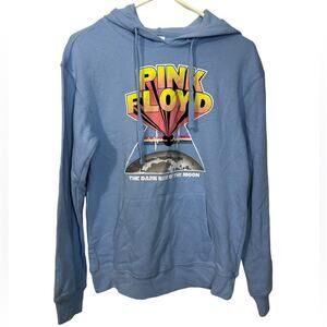 New Women's Pink Floyd Rock Music Blue Pullover‎ Hoodie Sweatshirt size XS